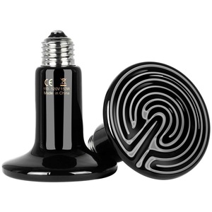 Lampada Riscaldante in Ceramica <span class=keywords><strong>per</strong></span> Rettili, Senza Emissione di Luce, Riscaldamento Continuo 24H, Lampada <span class=keywords><strong>per</strong></span> Terrario, <span class=keywords><strong>per</strong></span> <span class=keywords><strong>Tartarughe</strong></span>, Lucertole, Serpenti, Ragni - Product Image 1