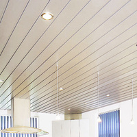Panneaux de plafond modernes en aluminium de qualité supérieure, ignifuges, étanches, résistants à l'humidité, pour hôtels, centres commerciaux, plafonds commerciaux, garantie 5 ans