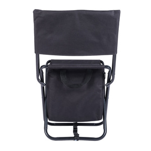 Chaise de loisirs <span class=keywords><strong>et</strong></span> de pêche pliante extérieure portable avec dossier comprenant un sac de rangement - Product Image 2