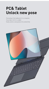 Giá Rẻ Giá 13.9 inch 2 in1 Windows 11 máy tính bảng cá nhân máy tính xách tay màn hình cảm ứng Tablet PC với túi Stylus Bút chuột - Product Image 5