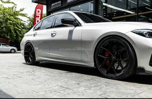 Aileron d'extension en fibre de carbone style G20 AC pour BMW Série 3 G20 <span class=keywords><strong>318i</strong></span> 330i Bodykit <span class=keywords><strong>2019</strong></span> + jupe latérale - Product Image 5