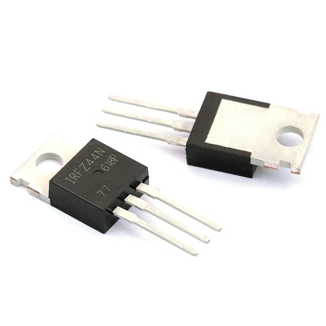 IRFZ44N N-Channel Power MOSFET TO-220 55V 49A Logic Level for Arduino Motor Driver and PWM Control