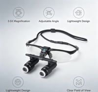 MT MEDICAL Medical 4.0X/5.0X/6.0X Surgical Loupe Magnifying Glasses Surgical Loupes