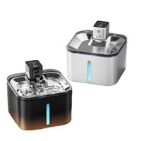 Distributeur automatique d'eau pour animaux de compagnie avec température constante sans fil et alimentation par charge débranchée pour chiens