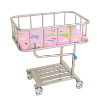 Good Price <strong>Best</strong> <strong>Selling</strong> Adjustable Medical Hospital Newborn Baby <strong>Cot</strong> with High Quality Steel Frame