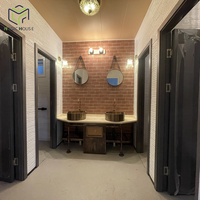 Meilleures ventes de maisons modulaires mobiles préfabriquées en conteneur Bloc de toilettes extérieures avec toilettes portables à vendre
