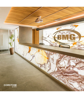 Comptoir de bar pour la maison en marbre naturel de luxe