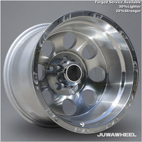 JUWA F82654 Llantas de Aleación Todoterreno Cóncavas Profundas 15x10 16x10 en ET -44 5x114.3 6x139.7 para Toyota Mitsubishi