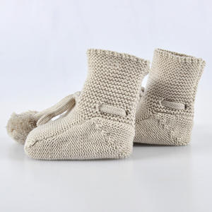 Wholesale Designer High Quality New Born Custom Winter <b>Cute</b> Baby Girl Knitted <b>Sock</b> Shoes - Product Image 5