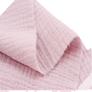 <span class=keywords><strong>Tessuto</strong></span> Mussola Increspato 100% <span class=keywords><strong>Cotone</strong></span> a 2 Strati di Alta Qualità per Pigiami da Bambina, Camicie, Artigianato - Ecologico, Doppia Faccia, per Neonati - Product Image 2