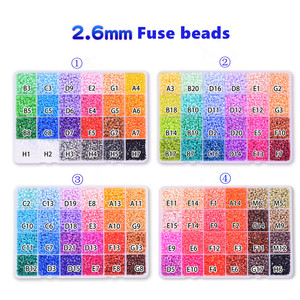 Hot Selling 1kg/Bag 2.6mm Perler Fused Hama Beads Set Handmade Toy EVA Plastic DIY Educational Toys <strong>for</strong> 5-7 Modern <strong>Kids</strong> <strong>Crafting</strong> - Product Image 6