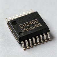 CH340G USB a UART Bridge IC SOP-16, Convertidor Serial USB de Alta Velocidad para Programación de Arduino y MCU