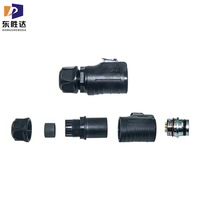Connecteur d'alimentation aviation circulaire mâle M16 2-6 broches, prise GX16 IP67 pour boîtier de jonction