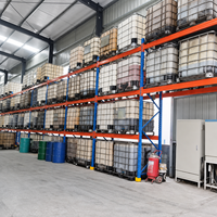 Étagère à poutres robuste sur mesure pour le stockage en entrepôt de marchandises en vrac