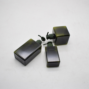 Tùy Chỉnh Hình Vuông Rỗng 150Ml & 250Ml Nhựa Lotion Chai Tối Mỹ Phẩm & Dầu Gội Đầu Bao Bì Với Bơm Tinh Dầu - Product Image 3