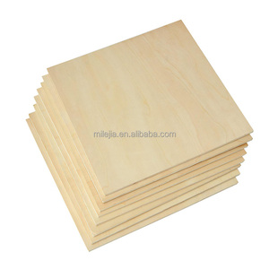 1/8 pouces feuille de tilleul <span class=keywords><strong>bouleau</strong></span> contreplaqué 3mm feuilles de bois pour brûler Laser modèle architectural <span class=keywords><strong>dessin</strong></span> peinture gravure artisanat - Product Image 3