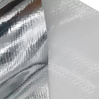 Isolation thermique du toit Feuille d'aluminium Isolation sous vide Barrière radiante en tissu de fibre de verre