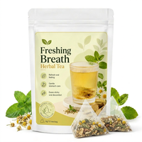 Té Herbal Natural al por Mayor para la Salud Bucal, Alivio del Mal Aliento, Té Herbal Chino Orgánico para el Bienestar Intestinal y Aliento Fresco