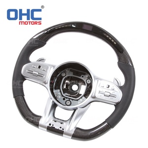 Volante inteligente LED de fibra de carbono para <span class=keywords><strong>Mercedes</strong></span> <span class=keywords><strong>Benz</strong></span> <span class=keywords><strong>Amg</strong></span> W205 W204 W211 montaje de volante Ohc - Product Image 5
