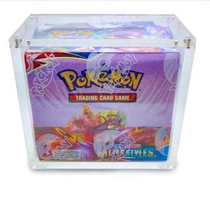 Caja de refuerzo de pokemon personalizada de alta calidad caja de refuerzo de tarjetas de pokemon de acrílico transparente - Product Image 2