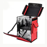 Sac à dos isotherme souple pour livraison de repas chauds et froids, idéal pour les fêtes, la restauration et les services de livraison (type Doordash), parfait pour les pizzas