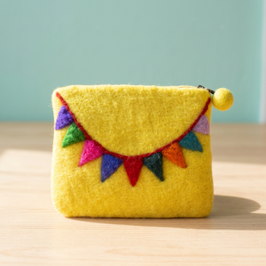 Unisex Felt Cardholder Handmade Zipper Wallet Customizable Lightweight Promotional Gift Purse - Product Image 3