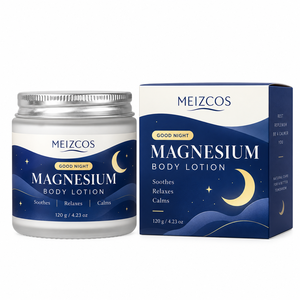 Loción Corporal Humectante y Relajante <span class=keywords><strong>con</strong></span> Aceite de Lavanda y Vitamina E, 120g, Crema de Magnesio para el Cuidado Nocturno de la Piel - Product Image 1