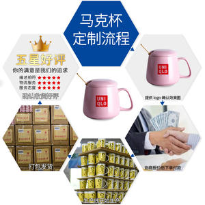 Mug Uni Qlo avec couvercle et cuillère, tasse chauffante à température constante 55°C, logo personnalisé, cadeau d'entreprise, vente en gros - Product Image 1