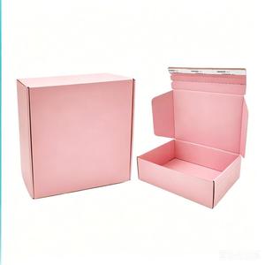 Boîtes d'expédition en papier kraft avec logo personnalisé, en carton ondulé, à fermeture éclair, auto-adhésives, à déchirure rapide, avec pelliculage mat - Product Image 6