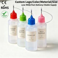 Applicateur à bec pointu de haute qualité avec logo personnalisé, 2oz 50ml 60ml 100ml, pour solvants, huiles, peintures, encres, huiles capillaires, avec bouchon à visser
