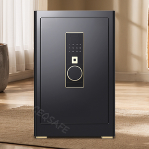 CEQSAFE Coffre-fort électronique sécurisé avec reconnaissance faciale et empreintes digitales, application TUYA, stockage secret intelligent, coffre-fort intelligent - Product Image 1