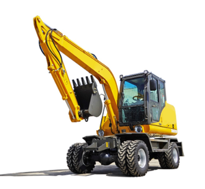 Excavadora de Ruedas Pequeña <span class=keywords><strong>XG</strong></span> / <span class=keywords><strong>MA</strong></span>  XG8075W 8t 7t de Marca Famosa China en Oferta - Product Image 1