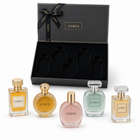 Coffret cadeau de 5 parfums de luxe, longue tenue, multi-arômes, collection de parfums pour femmes, format voyage
