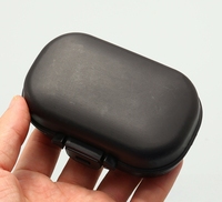 Boîte de rangement en plastique haut de gamme personnalisée pour lunettes, étui portable de protection pour lunettes de soleil, étui transparent gris pour lunettes