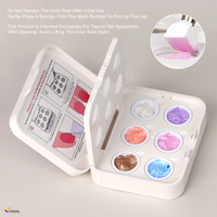Vernis à ongles gel UV sans lavage, à base d'eau, French LED, application par pression, longue durée, végétalien, écologique, non toxique, professionnel, flacon de designer