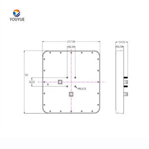 <span class=keywords><strong>UHF</strong></span> <span class=keywords><strong>RFID</strong></span> 안테나 9dbi 고이득 무선 장치 멀티 태그 근거리 판독기 통합 안테나 - Product Image 4