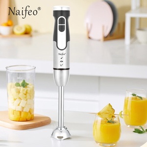 Mixeur plongeant silencieux 400W 2 vitesses 304SS avec bécher de 600 ml de qualité alimentaire 220V CE ROHS pour bébé, smoothies et soupes - Product Image 2