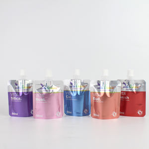 Bolsas de Caño reciclables compostables biodegradables caños atados bolsa de jugo de mercado de la UE bolsa de caño de pie transparente - Product Image 3