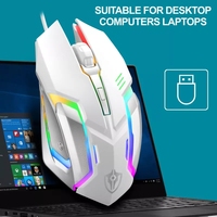Usine OEM 3200 DPI USB filaire LED Thermique Mécanique Sensation Gaming clavier et souris PC Gaming Gaming clavier et souris kit