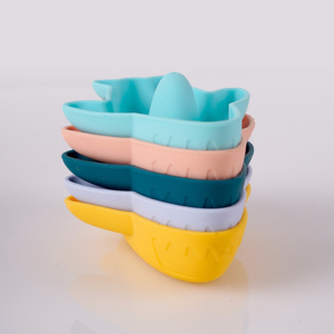 शॉवर फ्लोटिंग खिलौना नरम सिलिकॉन नाव आकार जैसे शार्क और बेबी स्नान स्नान खिलौने के लिए जहाज - Product Image 4