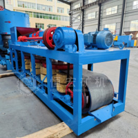 Séparateur magnétique à trois disques exceptionnel pour une séparation précise de l'or Séparateur minéral fiable sur place pour le gravier de sable