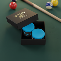 Ensemble de craies de billard TAOM V10 authentiques fabriquées en Finlande, boîte cadeau de craies de billard de qualité supérieure pour les commandes en gros pour les clubs et la vente au détail