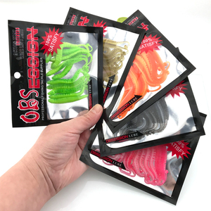 S032 10 pz/lotto Jig Worm pesca Silicone <span class=keywords><strong>esche</strong></span> morbide piccole <span class=keywords><strong>esche</strong></span> di gomma artificiale esca morbida pesca spigola <span class=keywords><strong>esche</strong></span> PescaTackle - Product Image 1