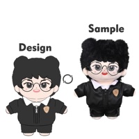 Poupée en peluche douce personnalisée avec vêtements pour collection de fans et cadeaux