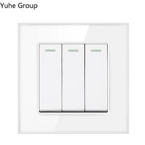 Panel Táctil de Cristal Estándar Francés con Indicadores Fluorescentes e Interruptores de Pared para Escaleras, Clasificación IP20, Diseño Contemporáneo - Product Image 3