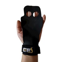 Poignées d'haltérophilie en microfibre à 2 trous, poignées d'haltérophilie avec sangles de levage pour la gymnastique, la musculation, les calleras