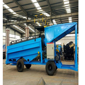 Yüksek verimli taşınabilir altın kurtarma ekipmanları nehir alüvyon madencilik çekirdek Motor PLC için özelleştirilmiş mobil altın yıkama tesisi - Product Image 4