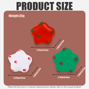 Üretici Toptan Satış Çevre Dostu Yıldız Şeklinde Köpek Çiğneme Oyuncağı Sevimli İnteraktif Ses Çıkaran Su Geçirmez Vinil Kaygı Giderici Oyuncaklar - Product Image 2