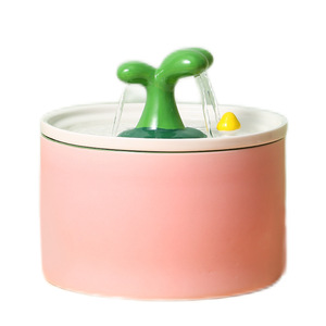 Fuente de agua de cerámica para gatos con circulación automática, ecológica, comedero para mascotas, origen Dehua - Product Image 4