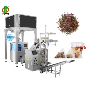 Automatic Nylon Cone Pyramid Tea Bag Ultrasonic Packaging Herbal Tea Bag Flower Tea Packing Machine for Small Business